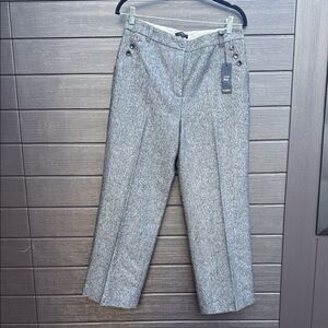 Gray Wide-Leg Trousers - CAROLL Size 40 - Brand NEW - Gray Womens Pants